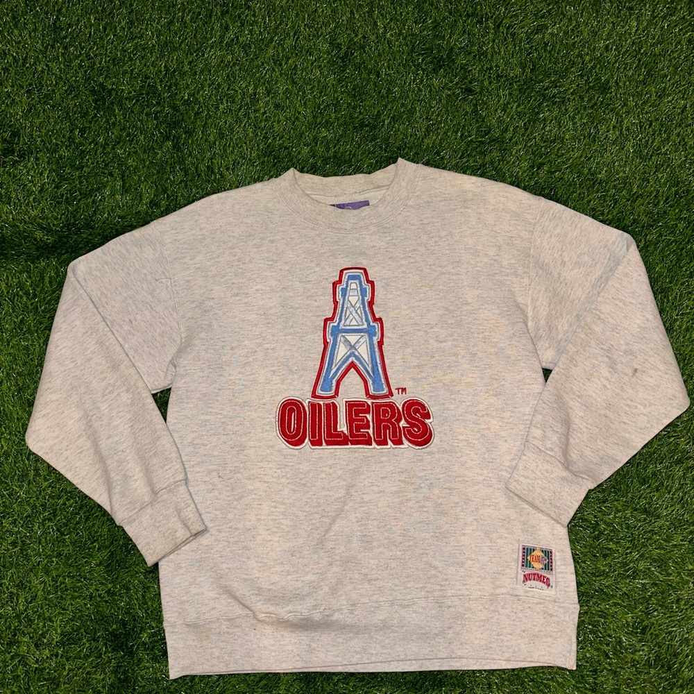 Vintage NFL Houston Oilers crewneck sweater size small/medium